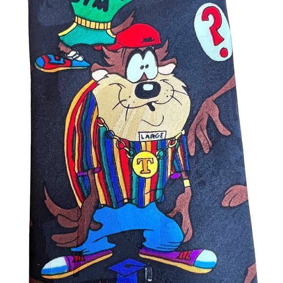 Looney Tunes Novelty Tie featuring the Tazmanian Devil - Picture 6 of 10